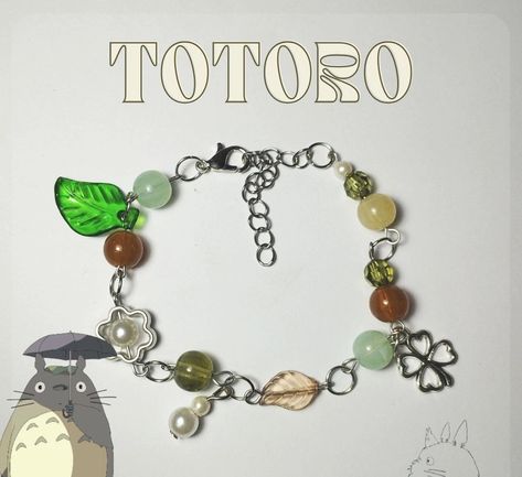 «Studio Ghibli» Studio Ghibli Inspired Jewelry, Studio Ghibli Bracelet, Totoro Bracelet, Ghibli Bracelet, Studio Ghibli Necklace, Ghibli Necklace, Studio Ghibli Jewelry, Ghibli Jewelry, Bead Studio