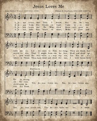 Free printable Jesus Loves Me, Vintage Sheet Music, Hymnal Page, Wall Art, Freebie Old Hymns Sheet Music, The Old Rugged Cross Sheet Music Free Printable, Old Hymns Lyrics, Free Printable Hymns Sheet Music Old Rugged Cross, Printable Hymns, Music Printables, Gospel Song Lyrics, Nearer My God To Thee Sheet Music, Hymn Print