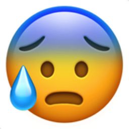 Face with Open Mouth and Cold Sweat Emoji (U+1F630) Emoji Codes, Emoji List, All Emoji, Emoji Characters, Emoji Set, Pan Flute, New Emojis, Emoji Face, Emoticons Emojis