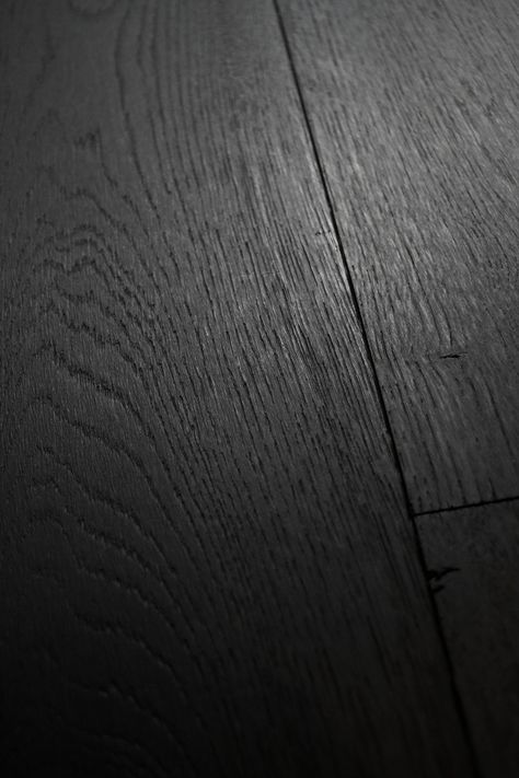 Black Wooden Floor, Vinyl Flooring Bedroom, Forest Room Decor, Black Laminate Flooring, Oak Floor Stains, Dark Oak Flooring, Staining Wood Floors, Black Vinyl Flooring, Black Wood Floors