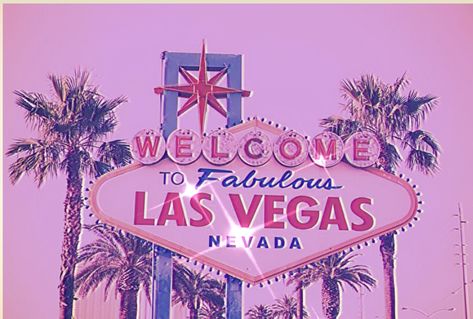 Las Vegas Pink Aesthetic, Pink Vegas Aesthetic, Pink Las Vegas, Vegas Aesthetic, Bat Mitzvah Themes, Mitzvah Themes, Las Vegas Sign, Colorful Apartment, Phone Aesthetic