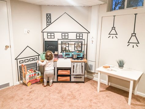 Daycare Room Ideas, Play Corner, Preschool Rooms, Home Corner, Daycare Room, Living Room Playroom, Toddler Playroom, Playroom Design, Home Daycare