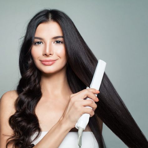 How To Get Perfectly Straight, Silky Hair Whenever You Want | Shopper Advocate Rebonded Hair, Good Curling Irons, Best Hair Straightener, Breaking Hair, Flat Irons, Wella Hair, Ethnic Hairstyles, Hair Straighteners, Hair Control