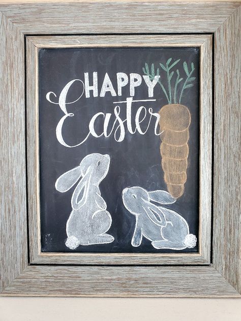 Easter Whiteboard Ideas, Chalkboard Bunny, Easter Chalkboard Ideas, Chalk Bunny, Chalk Markers Art, Whiteboard Ideas, Chalkboard Inspiration, Easter Chalkboard, Easter Board