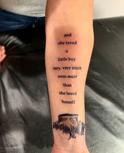 Birth Mom Tattoos, The Giving Tree Tattoos, Tattoos For Moms With A Son, Mom Quote Tattoo, Tattoos For Your Son Ideas Mom, Meaningful Tattoos For Moms With Kids, Tattoos For Your Baby, Boy Mom Tattoo Ideas, Tattoo For Sons