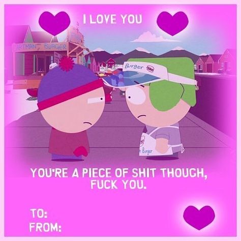 South Park Valentines, South Park Memes, Style South Park, North Garden, South Park Funny, Park Pictures, South Park Fanart, Lovey Dovey, Star Vs The Forces