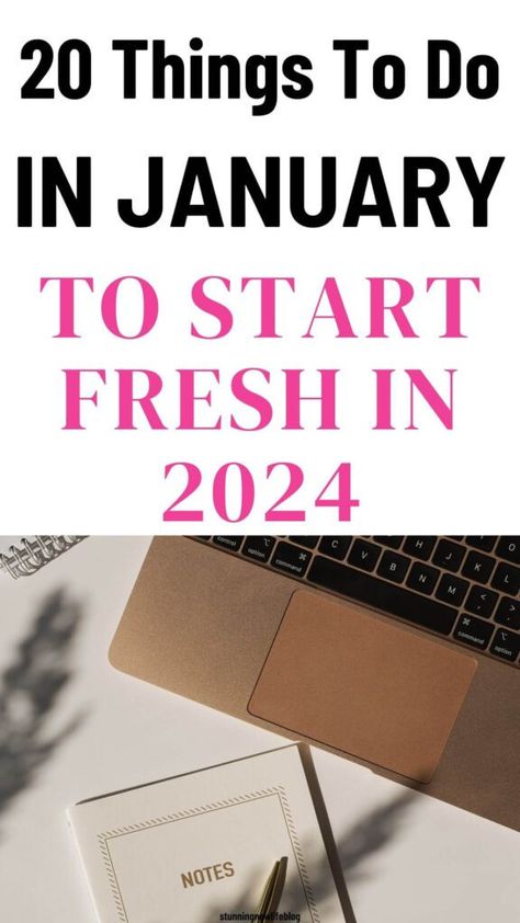 25 Things To Do In January To Start A New Life January To Do List Ideas, Things To Start In 2024, January Challenge Ideas, New Years Things To Do, January Checklist Ideas, Things To Start Doing In 2024, Things To Start In The New Year, January Bucket List 2024, January Life List