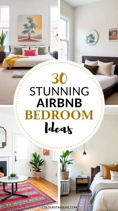 Elevate your Airbnb with these 30 gorgeous bedroom ideas that will impress guests and create a memorable experience! From stylish bedding to unique wall art, these ideas will help you design a cozy, welcoming retreat that stands out. Whether you’re aiming for a modern, minimalist vibe or a more bohemian, eclectic feel, these tips will help transform your space into a dreamy escape. #AirbnbDecor #BedroomInspo #GuestRoomDesign #InteriorStyle #HomeDecor Airbnb Bedroom Ideas, Airbnb Decor Room Ideas, Airbnb Bedroom, Bedroom Ideas Decor, Decor Room Ideas, Teen Bedroom Ideas, Airbnb Decor, Airbnb House, Stylish Bedding