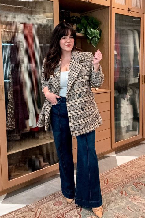 Time and Tru Women's High Rise … curated on LTK Taryn Truly, Clothes For Europe, Midsize Outfit, Blazer Look, Look 2023, Edgy Boho, Plus Size Chic, Midsize Outfits, Walmart Fashion