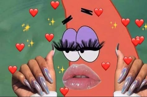 Yassified Patrick, Explore The World, Funny Pictures, Lips, Humor, The World, Nails, Funny, Humour