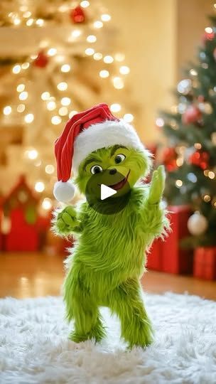 Christmas Riddles, Aquarium Live Wallpaper, Weeks Until Christmas, Baby Grinch, Stink Stank Stunk, Christmas Videos, Creative Videos, Christmas Dance, Animal Fun