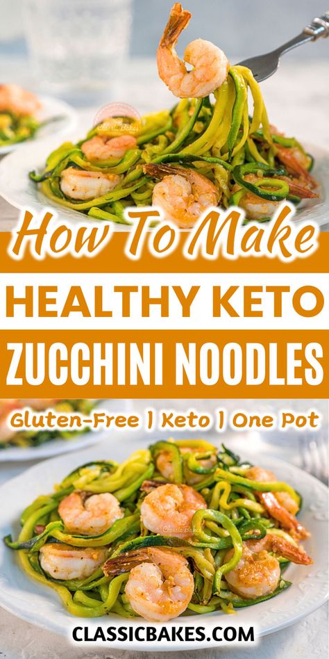 Learn how to make delicious keto zucchini noodles with this easy recipe. Perfect for those following a low-carb or keto lifestyle, these noodles are a healthy and flavorful alternative to traditional pasta. Simple ingredients and quick preparation make this a must-try dish for any meal! Keto Zucchini Noodles, Keto Zoodles, Zucchini Noodles Recipe, Noodles With Shrimp, Caribbean Food Recipes, Pasta Simple, Zucchini Noodle Recipes, Traditional Pasta, Jamaican Cuisine