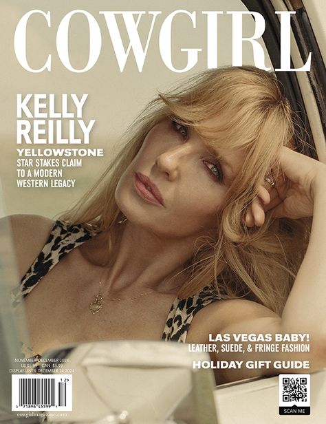 Dont Miss: Kelly Reilly FREE Copy Issues Back In Stock! Therapeutic Horseback Riding, Miss Kelly, Yellowstone Series, Kelly Reilly, National Finals Rodeo, Team Roping, 30 Under 30, Fringe Fashion, Modern Western