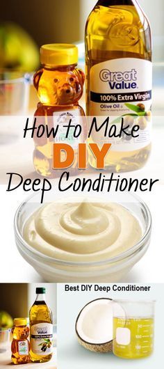 Easiest DIY Deep Conditioner-Ever! Are you ready for this complex and hard to remember recipe? Get out your notepad! 2 parts olive oil 1 part coconut oil 2 ingredients- that's Deep Conditioning Diy, Hair Mayonnaise, Diy Deep Conditioner, Diy Conditioner, Deep Conditioner For Natural Hair, Coconut Oil Hair Mask, Homemade Hair Products, Diy Hair Mask, Coconut Oil Hair