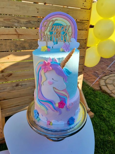 2 layers Unicorn Cake, Birthday Cake, Cake, Birthday, Quick Saves