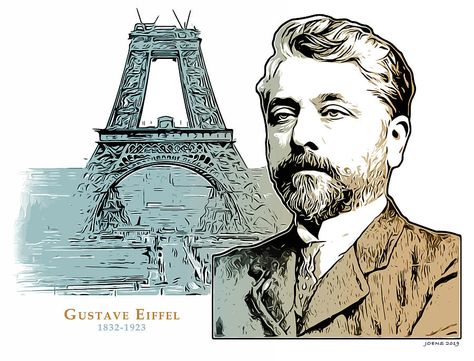 Name Building, French Pronunciation, Gustave Eiffel, Plan Paris, 15 December, Civil Engineer, The Statue Of Liberty, Digital Media, Digital Artwork