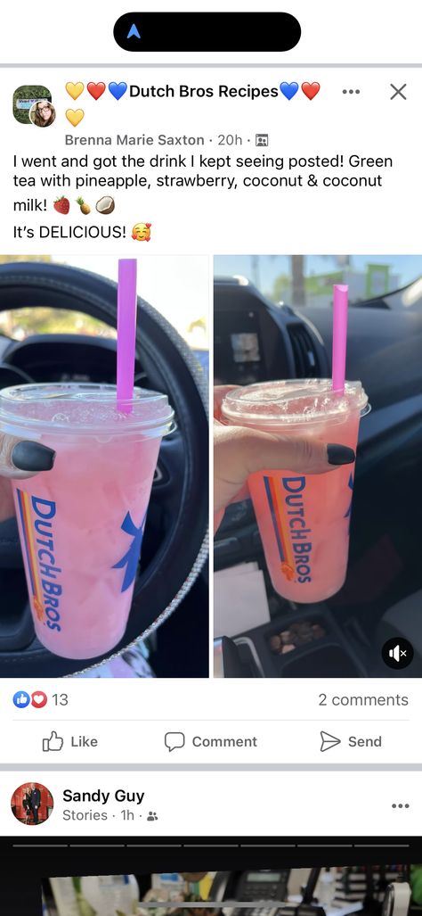 Dutch Bro Freeze Drinks, Dutch Bros Tea Drinks Recipes, Dutch Bros Refreshing Drinks, Durch Bros Drinks, Green Tea Dutch Bros, Dutch Bros Teas, Dutch Bros Sugar Free Drinks, Sugar Free Dutch Bros Drinks, Dutch Brothers Drinks