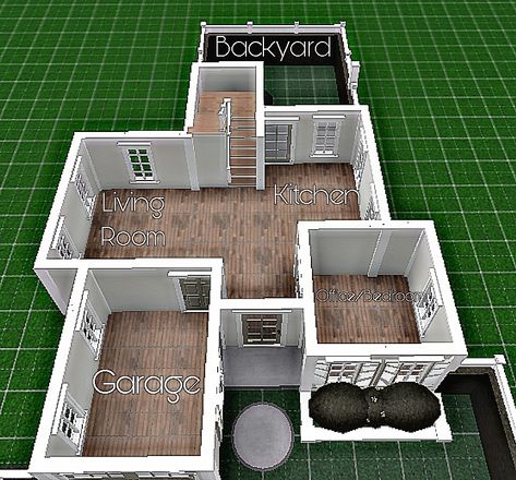 Easy Cute Bloxburg Houses, Bloxburg Downstairs Layout, Bloxburg House Ideas 2 Floor Layout Cozy, Cute Bloxburg Houses 2 Story Cheap, Small Modern Bloxburg House Layout, Roblox Layout Ideas, Bloxburg House Layouts Aesthetic, Mini House Layout Bloxburg, Bloxburg Things To Fill Space