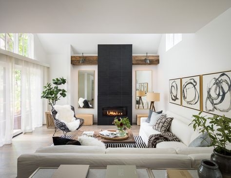 Mirror On Either Side Of Fireplace, Mirror On Side Of Fireplace, Mirrors Side Of Fireplace, Mirrors By Fireplace, Fireplace With Mirrors On Both Sides, Mirrors On Sides Of Fireplace, Art On Each Side Of Fireplace, Art On Both Sides Of Fireplace, Fireplace With Mirrors On Each Side