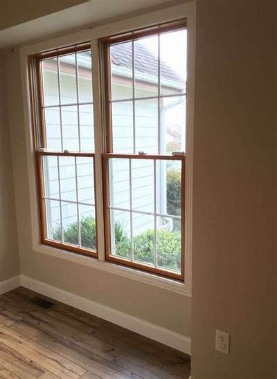 pictures of mixing wood and white trim - Yahoo Search Results Wood Windows White Trim, White Trim Interior, Wood Doors White Trim, Dark Oak Wood Floors, Brown Windows, Painted Interior Door, White Hardwood Floors, Farmhouse Trim, Dark Wood Bathroom