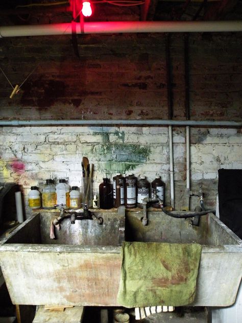 Darkroom Sinks, Dark Room, Room Set, Artist Studio, The Studio, Baltimore, The Artist, Photographer, Photography