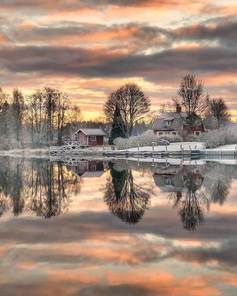 Sweden Winter, Winter Lake, Winter Scenery, Winter Magic, Winter Wonder, Winter Photography, Winter Scenes, Antalya, Featured Artist