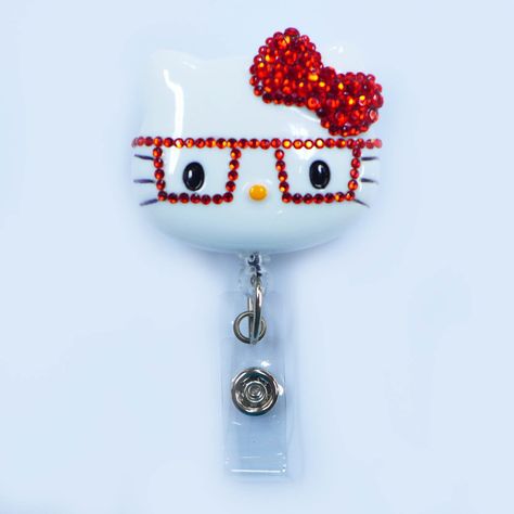 PRICES MAY VARY. Brand : LOVEKITTY 100% Handcrafted Made in the USA Kitty Size: 45mm * 42mm Belt Clip LOVEKITTY -- Retractable ID Badge Reel / Name Badges / ID Badge Holder / Nursing Badge Handbag Hanger, Custom Lanyards, Pretty Names, Custom Badges, Id Badge Reels, Name Badges, Retractable Badge Reel, Id Badge Holders, Belt Clip