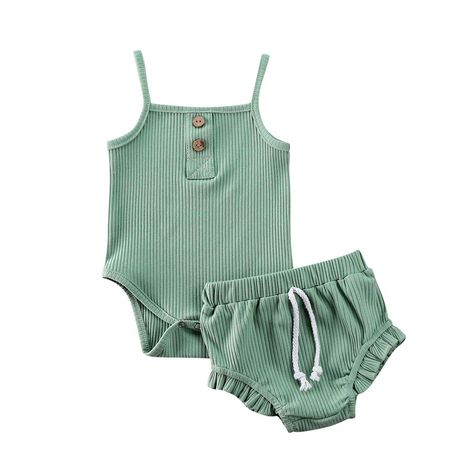 Summer Comfy Outfit, Bodysuit And Shorts, Summer Knit Tops, Backless Romper, Summer Baby Clothes, Cotton Outfit, Bodysuit Top, Knitted Tops