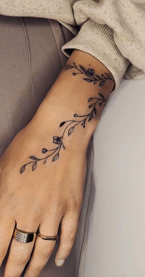 Ironman Tattoo, Wrap Around Wrist Tattoos, Legs Tattoo, Vampire Tattoo, Unique Wrist Tattoos, Hand And Finger Tattoos, Pretty Hand Tattoos, Tattoos For Women Flowers, Tasteful Tattoos