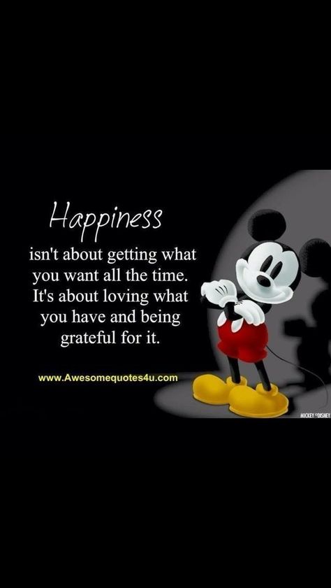 Mickey Mouse Quotes, Mouse Quotes, Being Grateful, Quotes Pictures, Life Quotes Love, Quotes Disney, Disney Quotes, English Quotes, Happiness Is