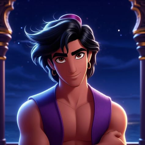 Mulan Prince, Disney Prince Images, Fictional Characters Men, Aladdin Drawing, Aladdin Fanart, Disney Characters Genderbend, Prince Disney, Prince Aladdin, Aladdin Film