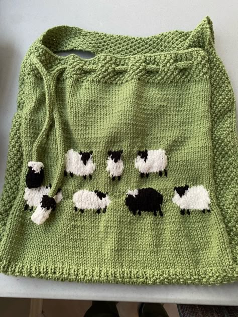 This was hand knitted by my very talented younger sister💕 Crochet Gift For Sister, Crochet Gifts For Sister, Knitted Sheep, Things To Knit, Yarn Stash, Crochet Gift, Crochet Tapestry, Younger Sister, Gift For Sister