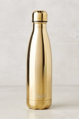 http://www.anthropologie.com/anthro/product/33989005.jsp?color=070&cm_mmc=userselection-_-product-_-share-_-33989005 Gold Water Bottle, Swell Water Bottle, Swell Bottle, Gold Home Accessories, Gold Everything, All That Glitters Is Gold, Cute Water Bottles, John Derian, Gold Water