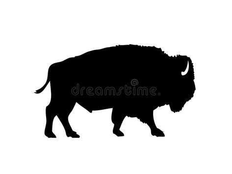 Buffalo Drawing Simple, Bison Outline, Buffalo Silhouette, Bison Silhouette, Buffalo Animal, American Logo, Inca Tattoo, Native American Quotes, American Bison