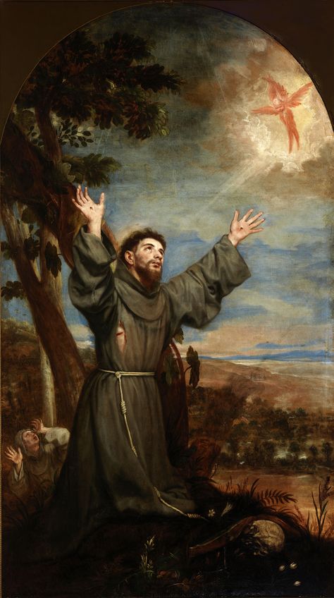 https://flic.kr/p/r91FaB | The Stigmata of Saint Francis | c. 1651. Oil on canvas. 290 x 165 cm. Museo Nacional del Prado, Madrid. P03467. St Francis Assisi, Sao Francisco, Saint Francis, Francis Of Assisi, San Francesco, Catholic Art, St Francis, Sacred Art, Rembrandt