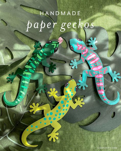 Animal Crafts For Middle Schoolers, Jungle Theme Classroom Decorations, Lizard Craft, Jungle Vbs, Jungle Animal Crafts, Rainforest Crafts, Wild Kratts Birthday Party, Jungle Crafts, Jungle Theme Decorations