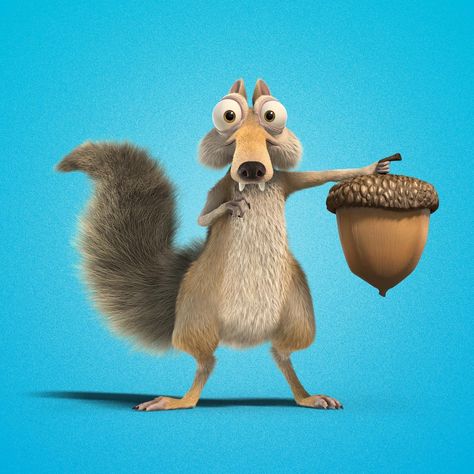 Ice Age Squirrel, Lion Movie, Squirrel Tattoo, Blue Sky Studios, Alvin And The Chipmunks, Art Gallery Wallpaper, Favorite Cartoon Character, Funny Illustration, Ice Age