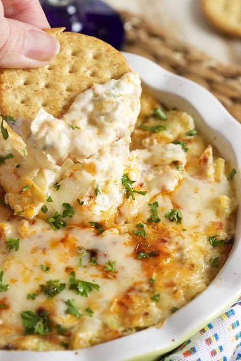 Asiago Dip Recipe, Artichoke Asiago Dip, Asiago Dip, Fresh Artichoke, Hot Artichoke Dip, Artichoke Dip Recipe, Summer Fresh, Spread Recipes, Artichoke Dip