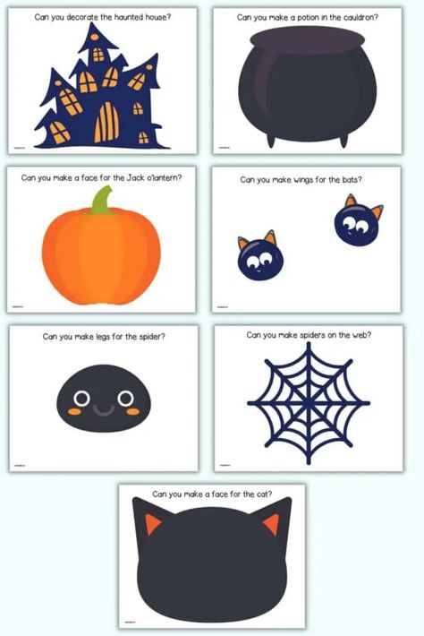 Halloween Playdoh Ideas, Monster Playdough Mats, Halloween Play Dough Mats, Free Halloween Playdough Mats, Halloween Preschool Activities Free Printable Free, Halloween Play Doh Mats, Free Printable Playdough Mats, Free Playdough Mats Printables, Playdough Mats Free Printables