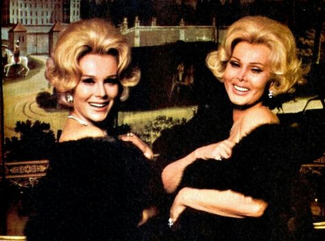 ZSA ZSA and AVA GABOR. Magda Gabor, Gabor Sisters, Famous Sisters, Eva Gabor, Zsa Zsa Gabor, Zsa Zsa, Sister Sister, Historical People, Hollywood Movie