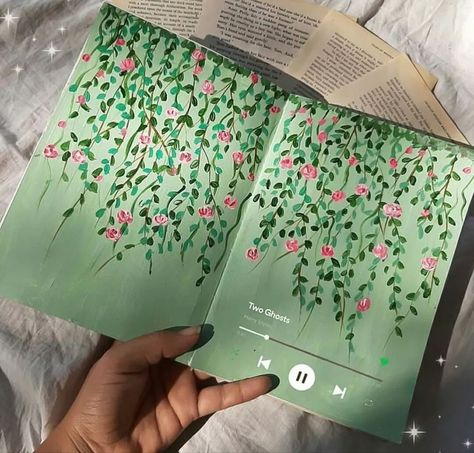 Journal art ideas ~ harry styles spotify ~ journal sketch book painting Spotify Journal, Sketch Book Painting, Journal Art Ideas, Book Painting, Bond Paper Design, Artist Aesthetic, Journal Art, Paper Design, How To Dry Basil