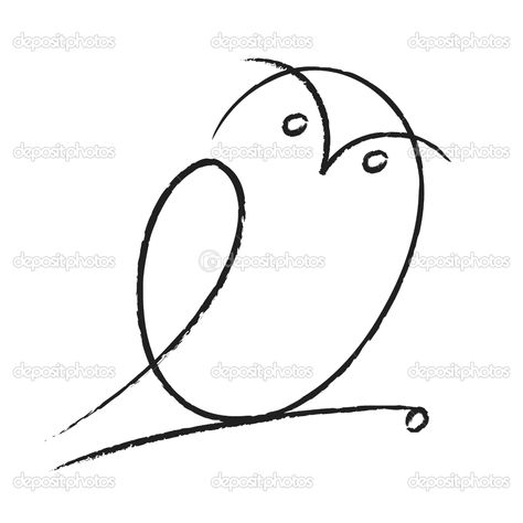 Tiny Owl Tattoo Outline, Single Line Bird Drawing, Cute Owl Drawing Simple, Tiny Owl Tattoo, Law Symbol, Owl Drawing Simple, Cute Owl Drawing, Owl Outline, Easy Tattoos To Draw