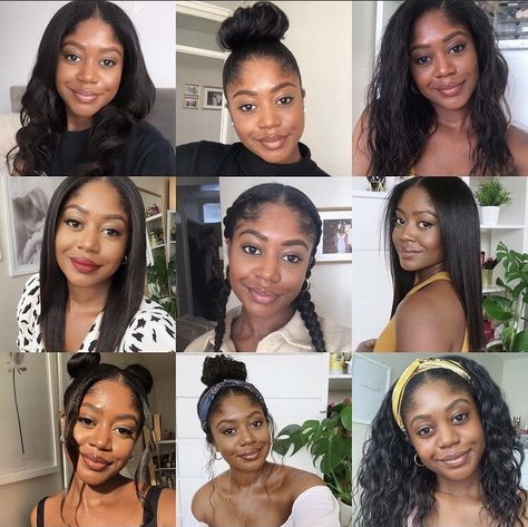 Relaxed hair hairstyles Styling Relaxed African Hair, Relaxed Hair Hairstyles, Relaxed Natural Hair, Relaxed Hair Growth, Relaxed Hair Journey, Natural Hair Ponytail, Healthy Relaxed Hair, Breaking Hair, How To Grow Natural Hair