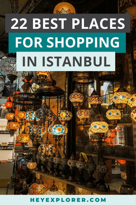 Istanbul Turkey Shopping, Shopping In Turkey, Istanbul Turkey Aesthetic, Shopping Istanbul, Istanbul Places, Shopping In Istanbul, Istanbul Market, Istanbul Shopping, Europe Backpacking