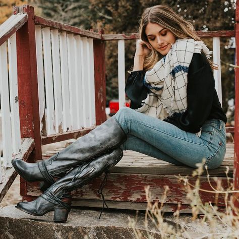 Live for today, dream for tomorrow 💭 #FreebirdObsession over the COAL Freebird Coal Boots Outfits, Live For Today, Black Boots Outfit, Boots Outfits, Boots Outfit, For Today, Style Ideas, Hair Makeup, Nails