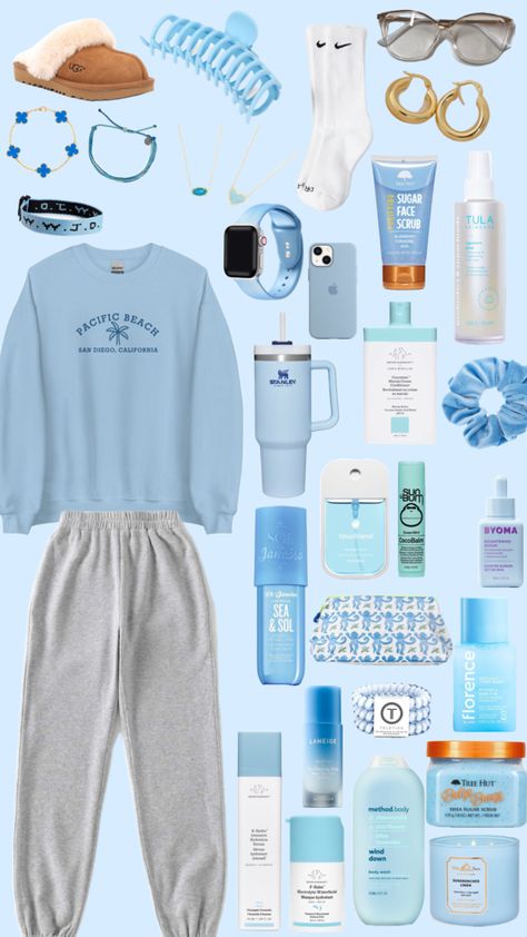 home sick day!#blue#outfitinspo#sickdayfit#fyp Productive Sick Day Routine, Outfits When Your Sick, Sick Day Routine Aesthetic, Comfy Sick Day Outfits, Sick Day Hairstyles, Fits For When Your Sick, Sick Outfit, Preppy Sick Day Routine, Preppy Sick Day