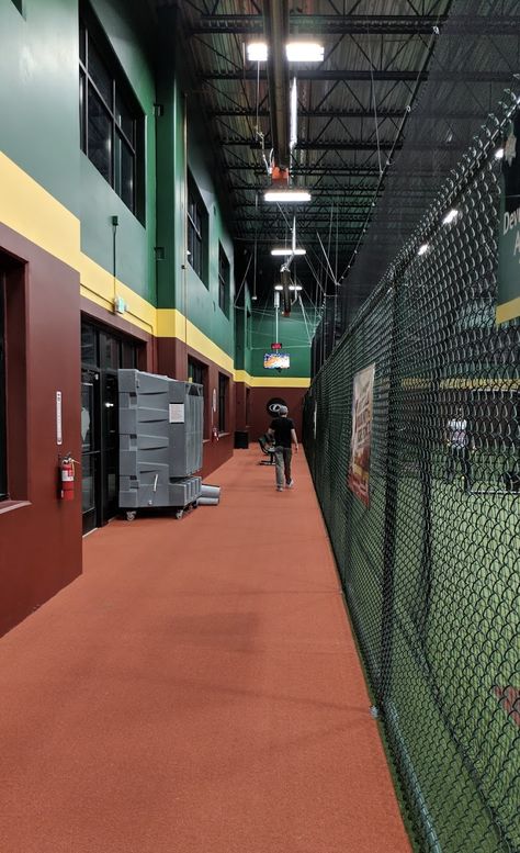 Indoor Softball Facility, Indoor Baseball Facility, Baseball Batting Cage, Baseball Facility, Indoor Batting Cage, Awkward Conversations, Baseball Kids, Batting Cage, Bed Night