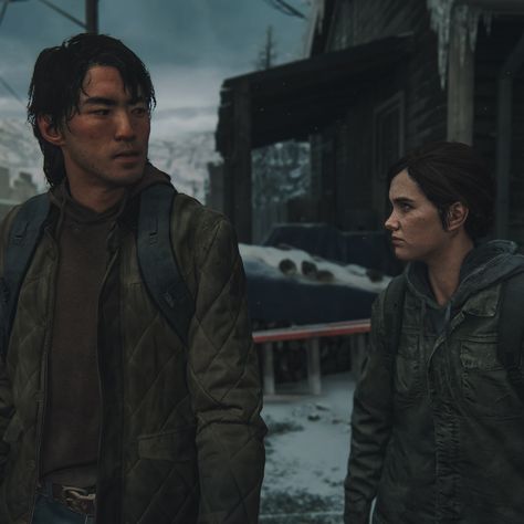 The Last Of Us Part II Jesse & Ellie Williams icon pfp aesthetic 4k hd tlou The Last Of Us Jesse, Ellie And Jesse, Jesse Tlou, Disc Pfp, Icon Pfp Aesthetic, Ellie Williams, Pfp Aesthetic, Last Of Us, Icon Pfp