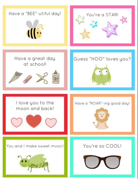 FREE printable lunch box notes for kids' lunches.  LOVE!  #SnackPack #spon K3 Activities, Lunchbox Lunches, Lunchbox Printables, School Lunch Notes, Printable Lunchbox Notes, Notes For Kids Lunches, Kindness Notes, Kids Lunch Box Notes, Lunchbox Notes For Kids