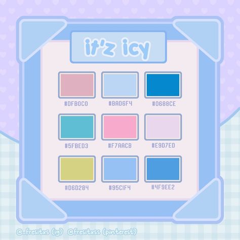 Icy itzy color palette New Jeans Color Palette Kpop, Kpop Color Palette, Making Jewelry For Beginners, Galaxy Slime, Tree Watercolor Painting, Tech Aesthetic, Hex Color Palette, Stunning Hairstyles, Color Palette Bright